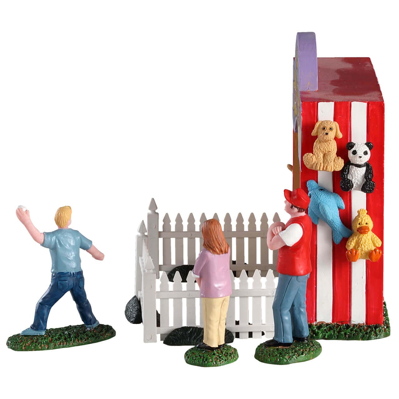 lemax-tin-can-alley-stand-f-te-foraine-miniature-carnival image 3