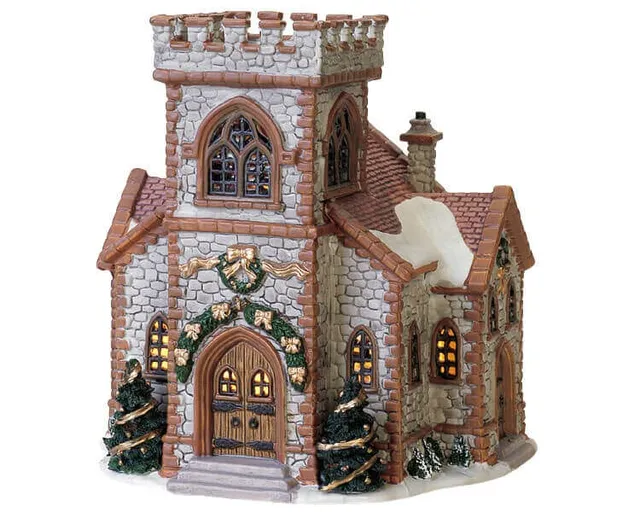 lemax-village-church-glise-miniature-lumineuse-village-de-no-l-2 image 1