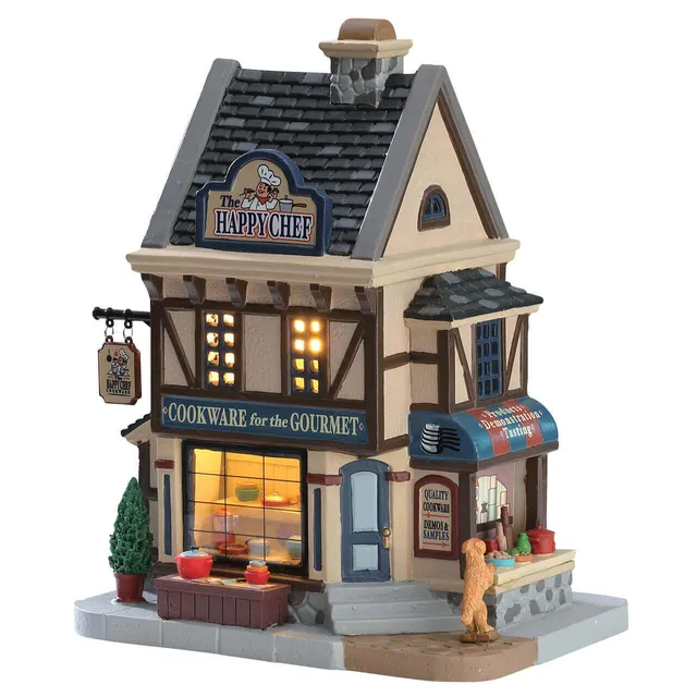 lemax-the-happy-chef-figurine-village-miniature image 1