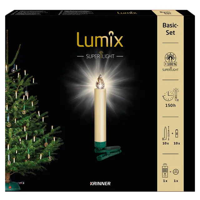krinner-lumix-superlight-ivoire-basis-10-bougies-led-ext-rieur-ip44 image 1