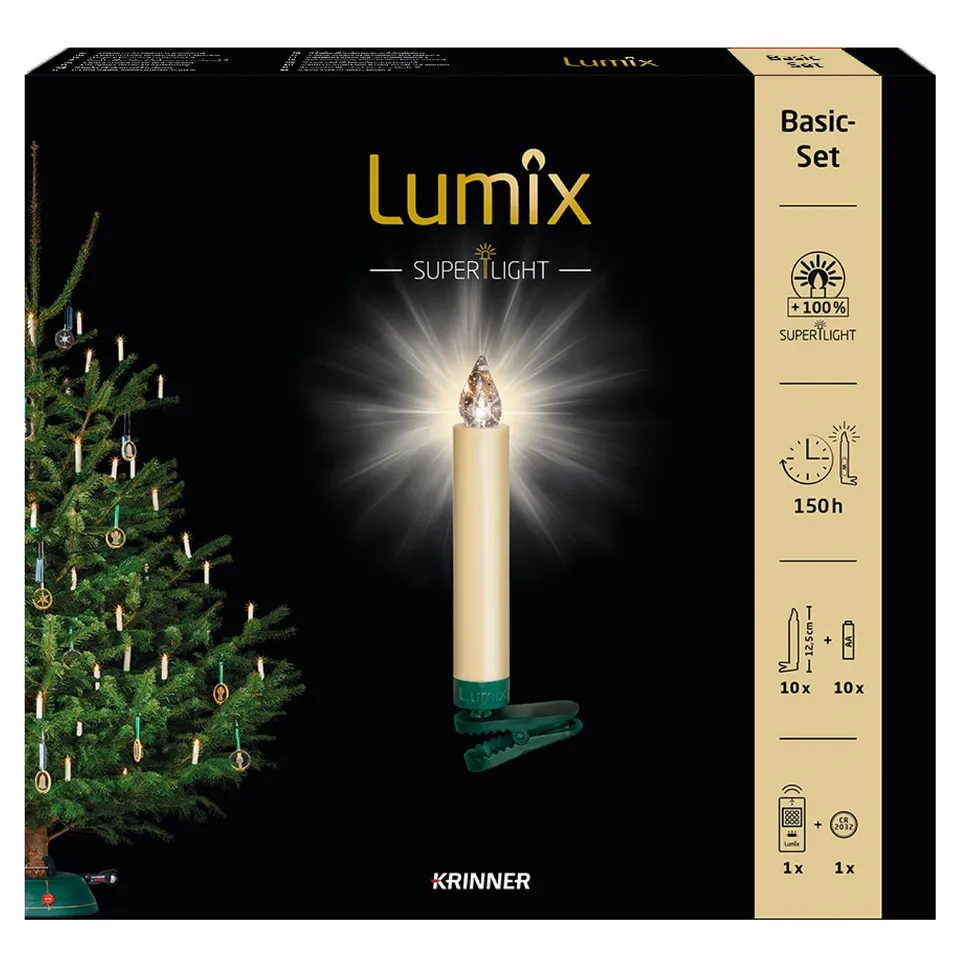 krinner-lumix-superlight-ivoire-basis-10-bougies-led-ext-rieur-ip44 image 1