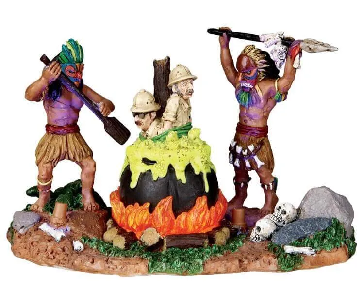 lemax-in-the-stew-figurine-sorci-re-spooky-town image 1