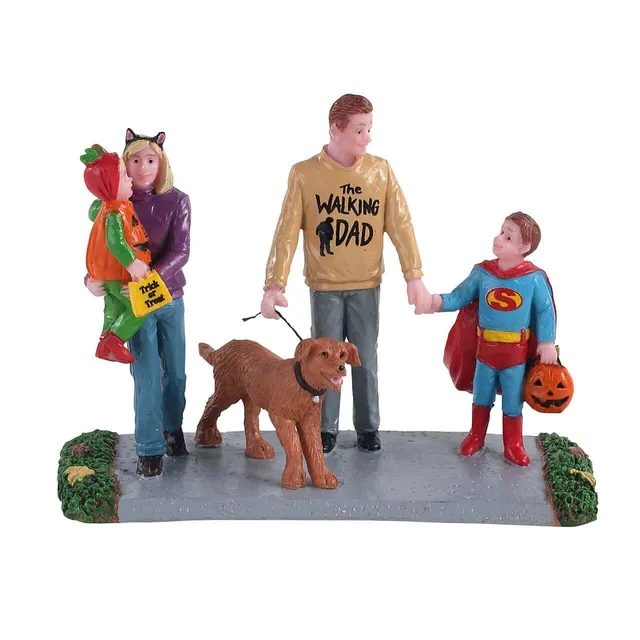 lemax-first-halloween-figurines-famille-trick-or-treat-spooky-town image 1