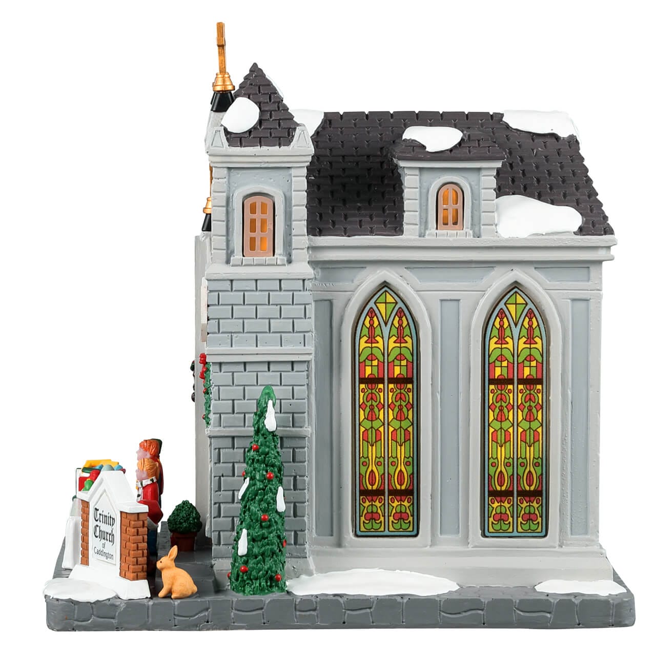 lemax-trinity-church-of-caddington-glise-miniature-lumineuse image 3