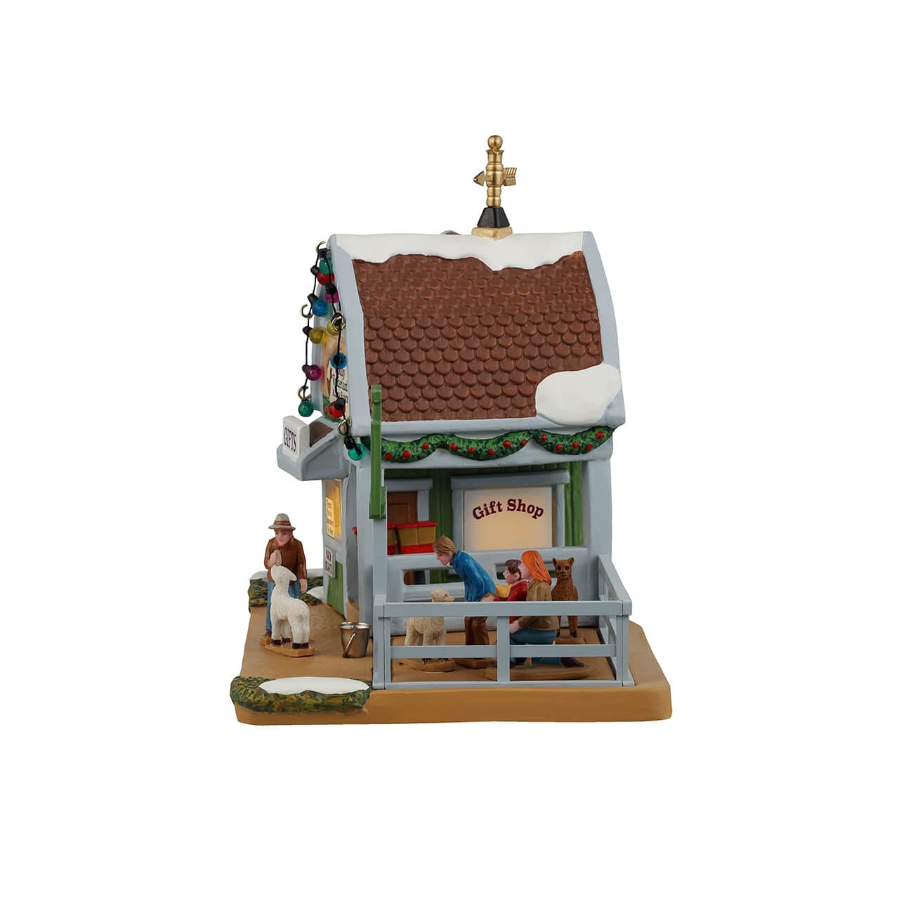 lemax-woolly-wonderland-alpaca-ranch-maison-harvest-crossing image 3