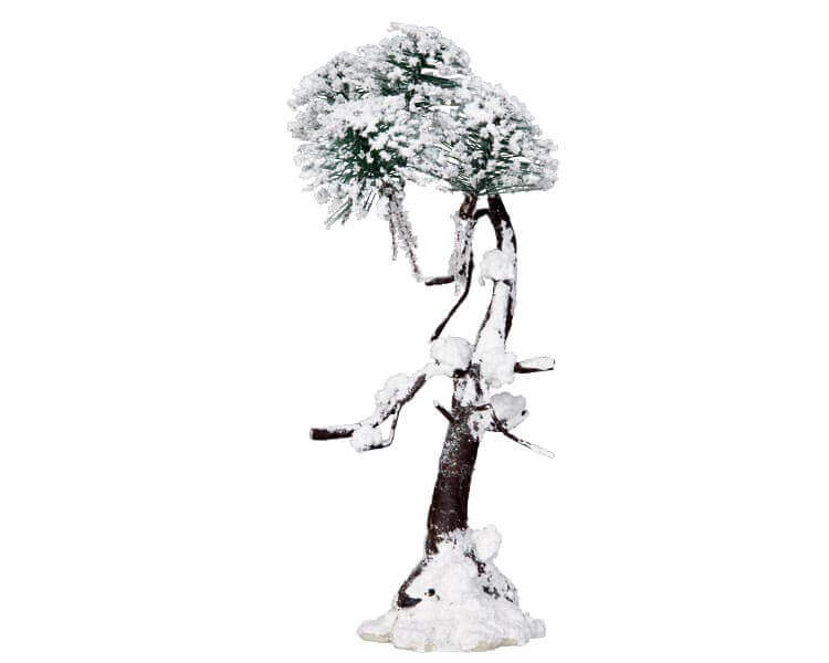 lemax-winter-pine-tree-large-grand-sapin-stable-village-miniature image 1