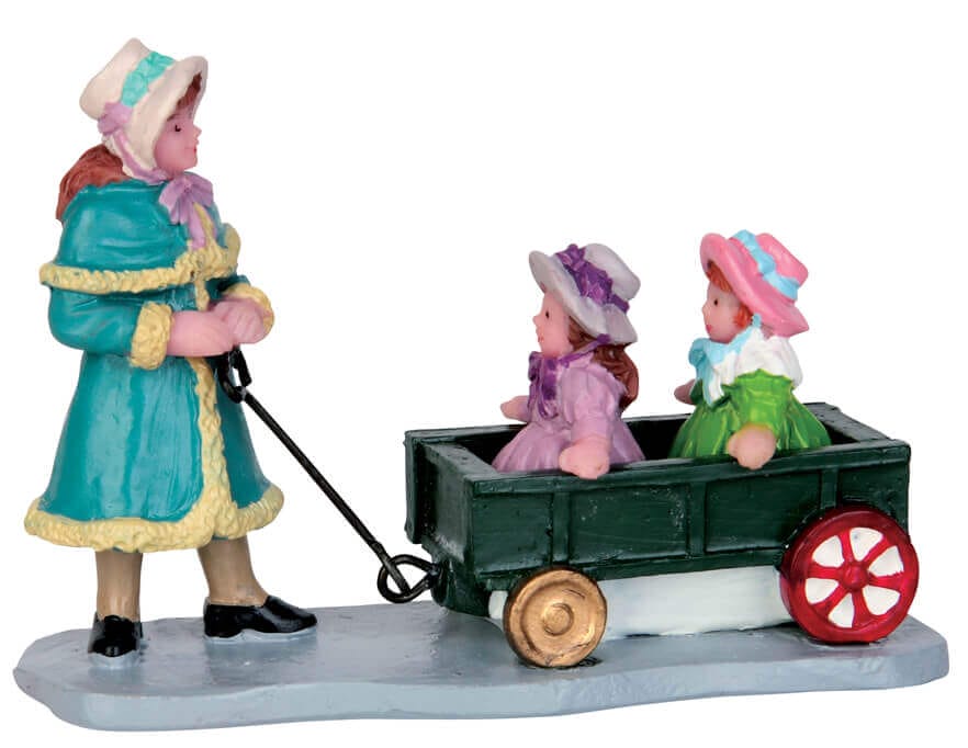 lemax-doll-s-day-out-figurine-poussette-miniature-village-de-no-l image 2