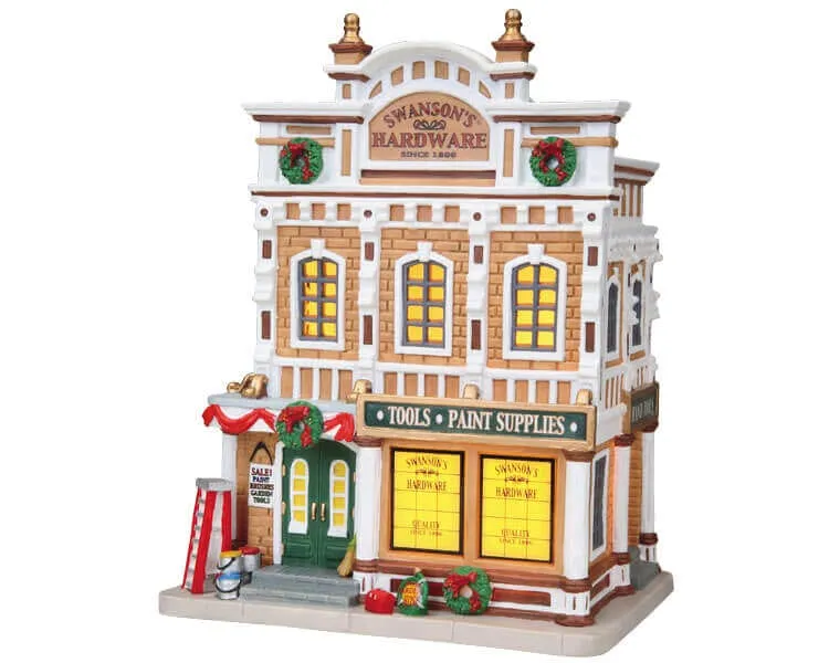 lemax-swanson-s-hardware-b-timent-miniature-lumineux-village-de-no-l image 1
