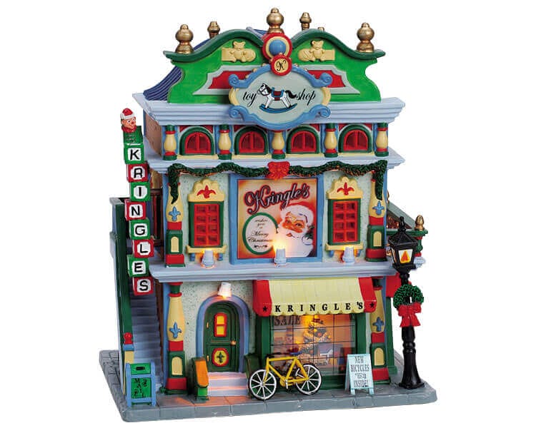 lemax-kringle-s-toy-shop-boutique-lumineuse-village-de-no-l image 1