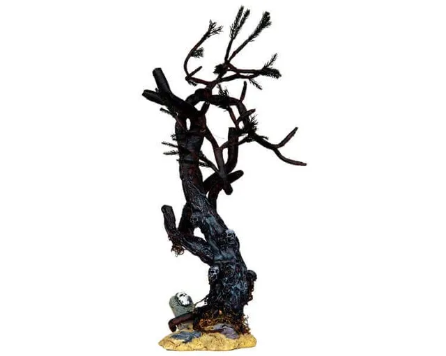 lemax-ghoulish-oak-tree-arbre-halloween-spooky-town image 1