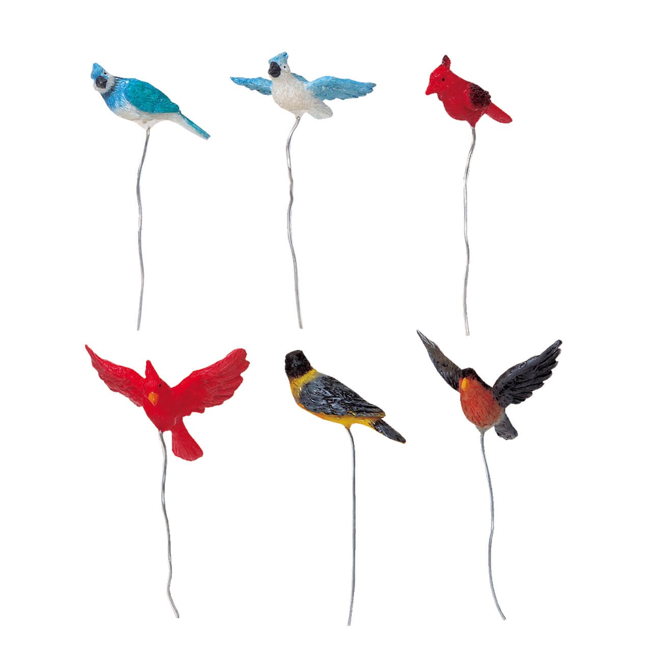 lemax-assorted-birds-set-de-6-figurines-village-miniature image 1