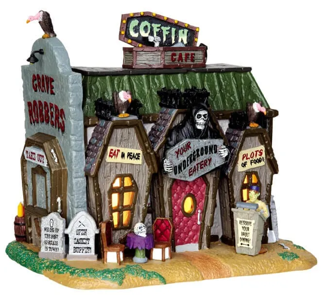 lemax-coffin-cafe-b-timent-lumineux-spooky-town image 1