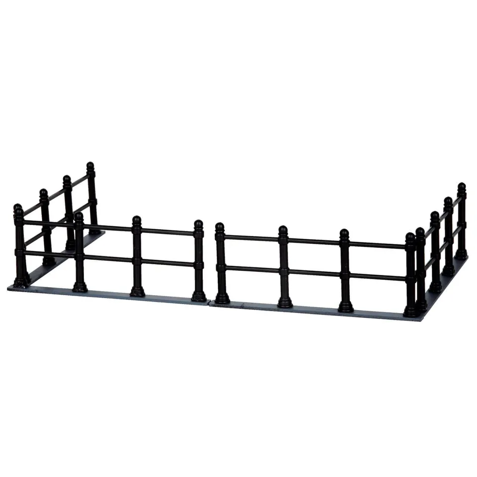 lemax-canal-fence-set-of-4-lot-de-4-cl-tures-caddington image 1