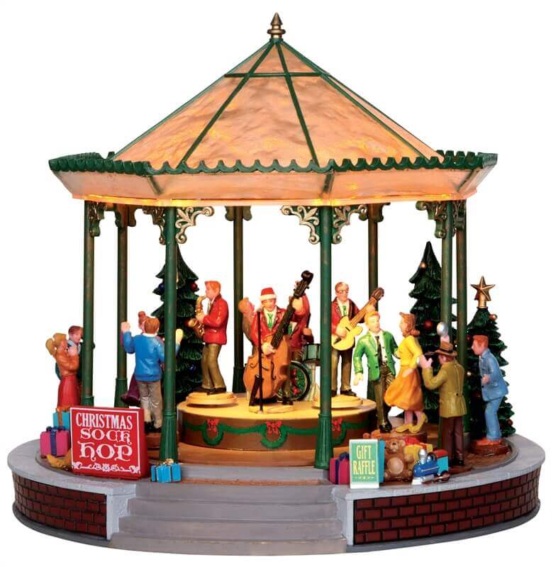 lemax-christmas-sock-hop-sc-ne-anim-e-danse-et-orchestre image 1