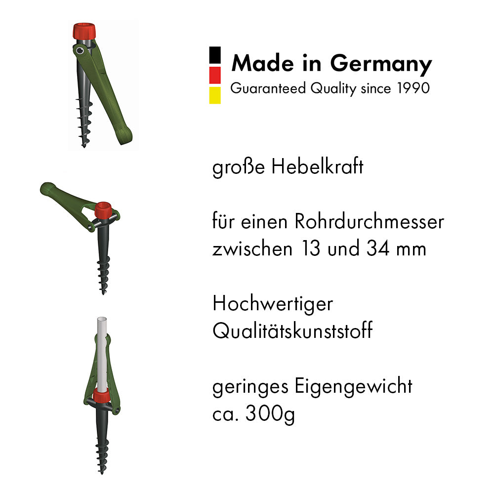 krinner-vario-drill-oliv-ancrage-de-sol-et-porte-parasol image 4