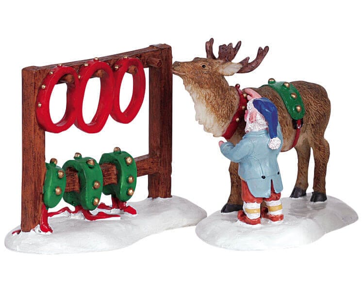 lemax-readying-reindeer-figurine-renne-de-no-l-miniature image 1