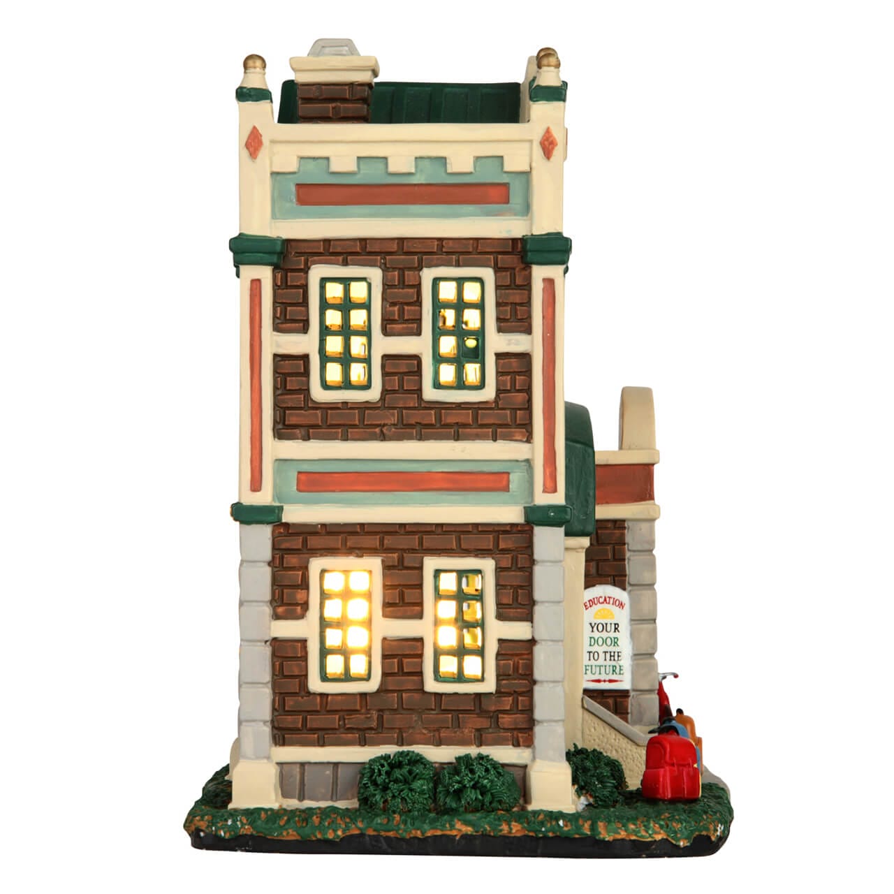 lemax-century-high-school-b-timent-miniature-lumineux image 2
