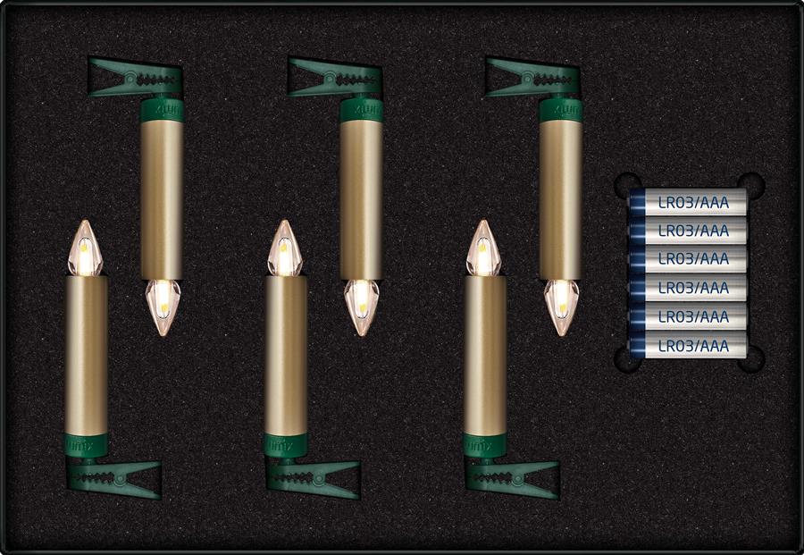 krinner-lumix-superlight-flame-mini-metallic-gold-erweiterung-mini-bougies-led image 2