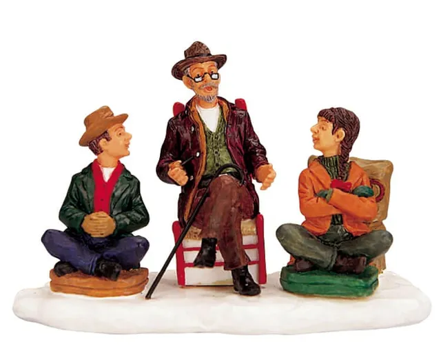 lemax-tall-tales-figurine-conteur-village-de-no-l image 1