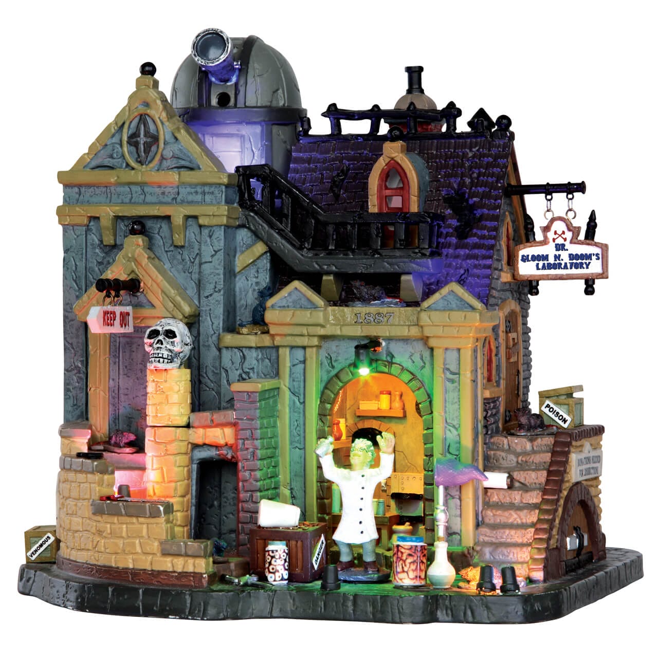 lemax-dr-gloom-n-doom-s-laboratory-laboratoire-anim-lumineux image 2