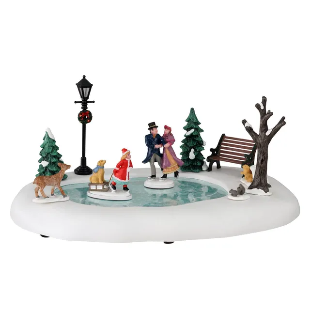 lemax-victorian-skaters-figurines-patineurs-sur-glace-caddington image 1