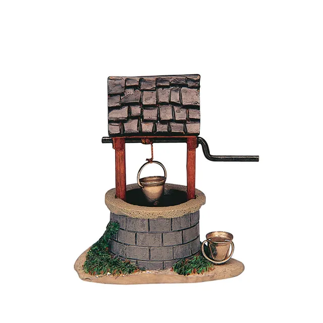 lemax-water-well-puits-miniature-harvest-crossing-village-de-no-l image 1