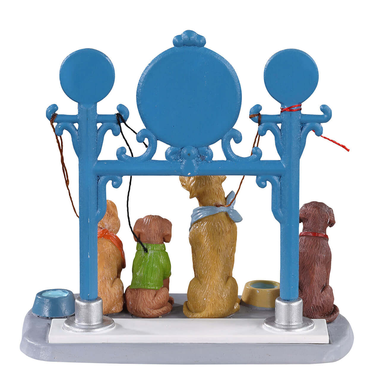 lemax-dog-parking-deluxe-accessoire-chiens-village-caddington image 4