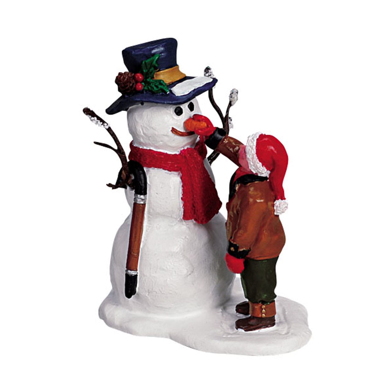 lemax-he-needs-a-nose-figurine-bonhomme-de-neige-no-l image 2