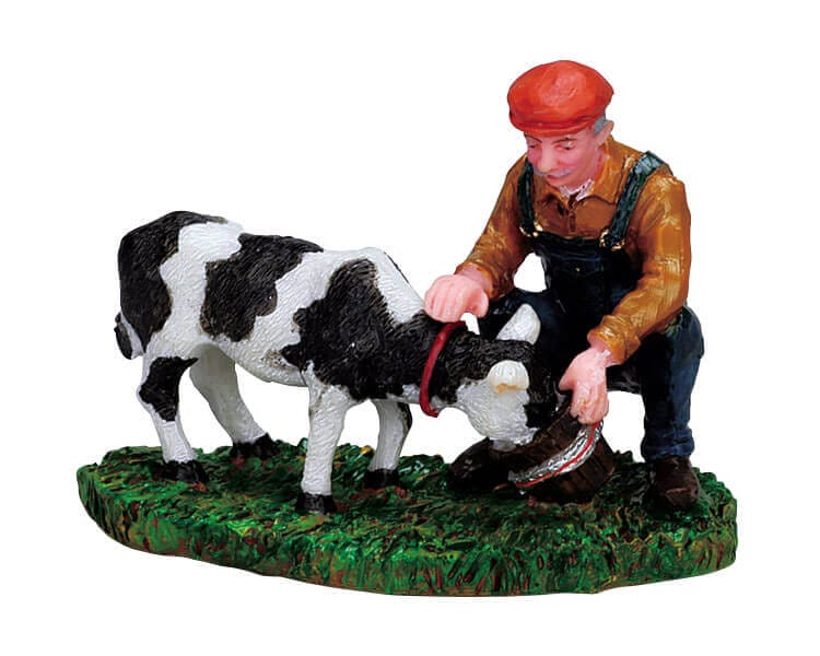 lemax-lunch-for-bessie-figurine-miniature-village-de-no-l image 1