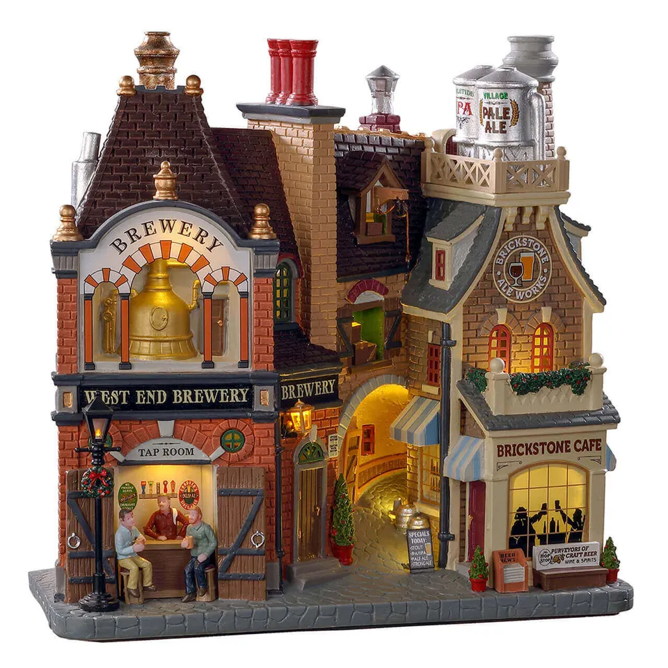 lemax-beersmith-row-rue-miniature-lumineuse-brasseries-et-caf-s image 1