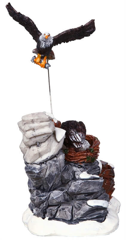 lemax-eagles-feeding-figurine-aigles-miniature-village image 3