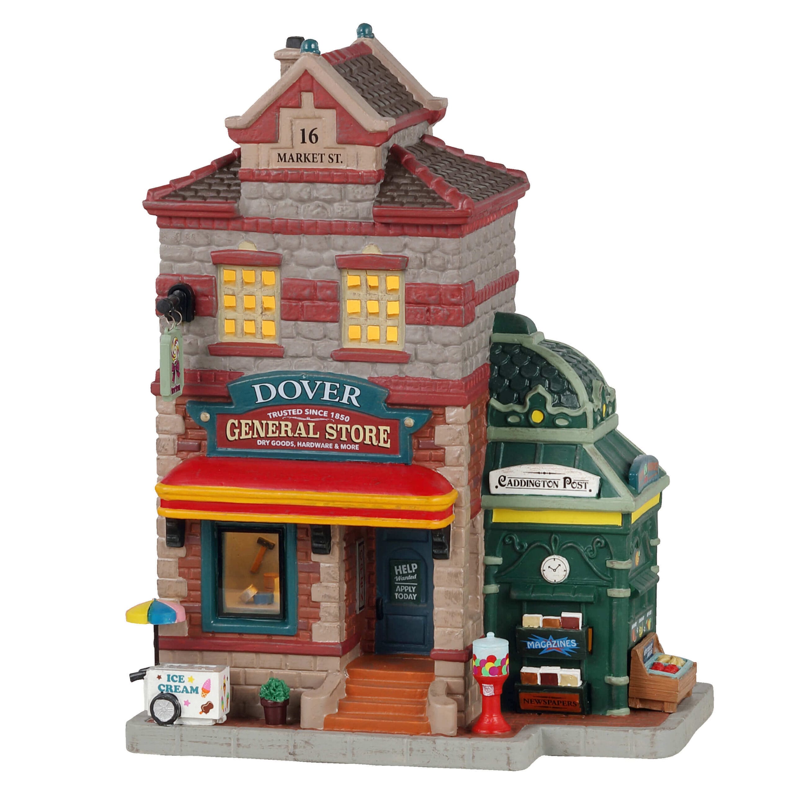 lemax-dover-general-store-and-newsstand-b-timent-lumineux-caddington image 4