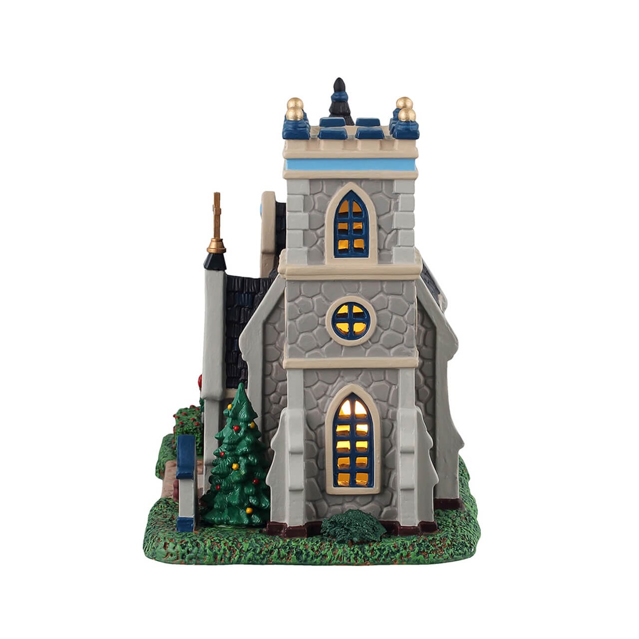 lemax-st-ann-s-church-glise-miniature-lumineuse-caddington image 3