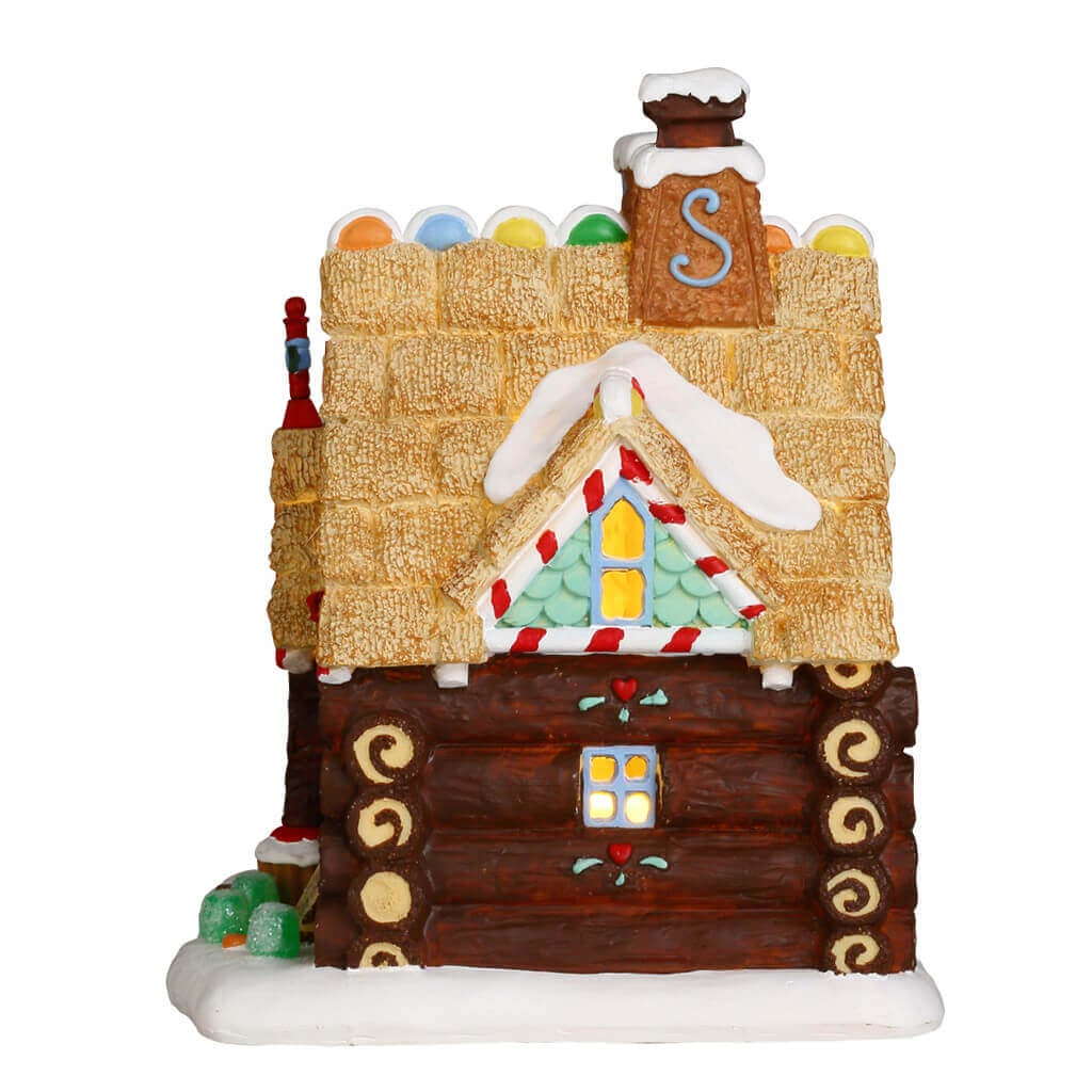 lemax-yule-log-cabin-cabane-lumineuse-sugar-n-spice image 2