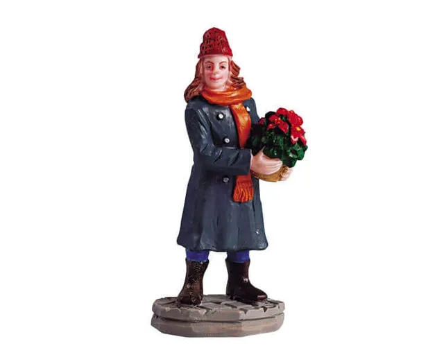 lemax-pretty-poinsettia-fleur-de-no-l-miniature-d-coration-village image 1