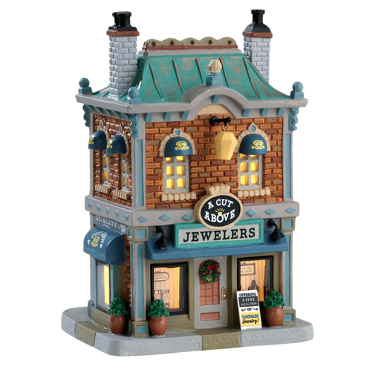 lemax-a-cut-above-jewelers-b-timent-miniature-lumineux-bijouterie image 1