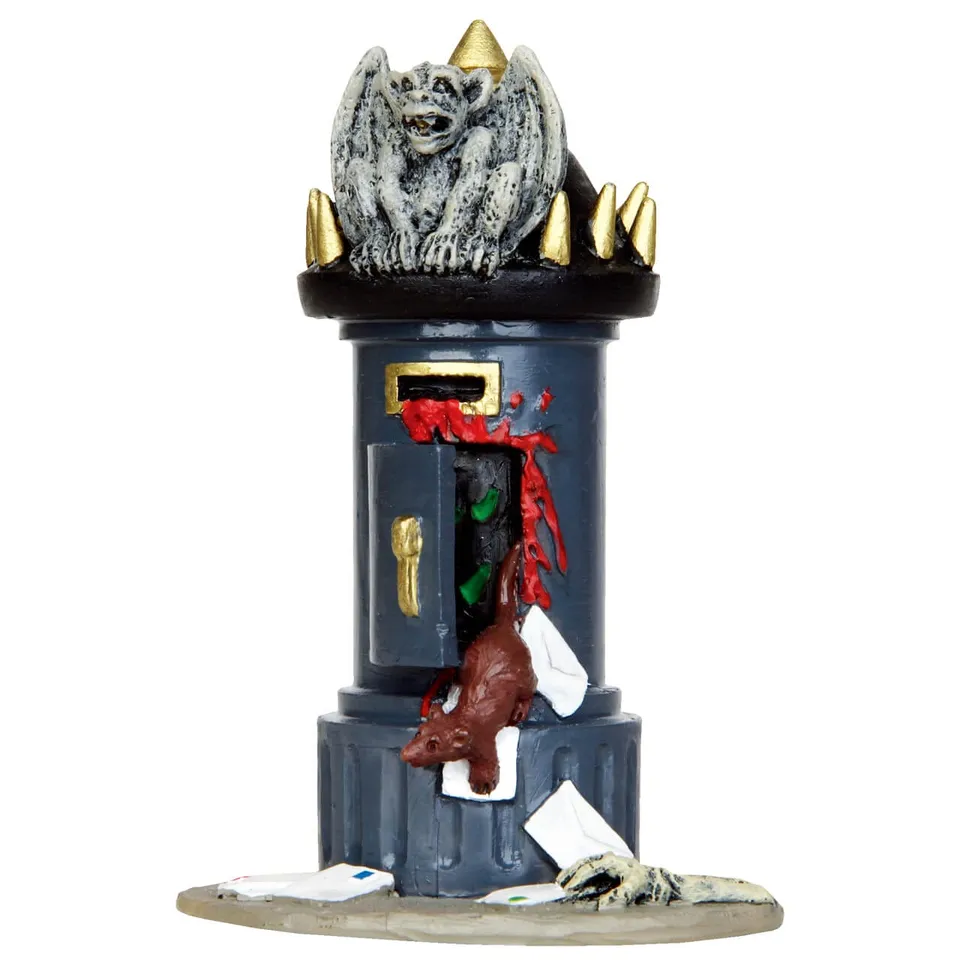 lemax-spookytown-post-b-timent-miniature-spooky-town image 1