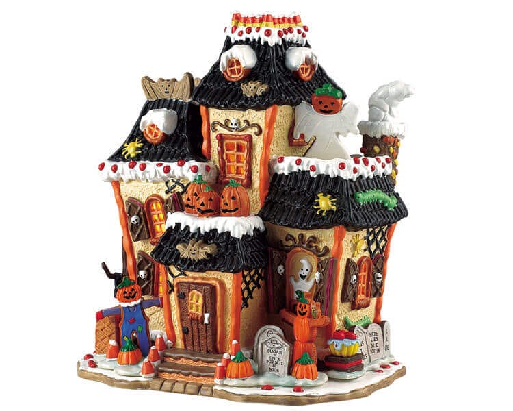 lemax-not-so-nice-manor-manoir-miniature-lumineux-sugar-n-spice image 1