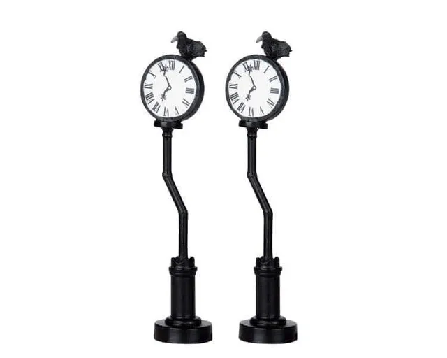 lemax-creepy-clock-d-cor-spooky-town image 1