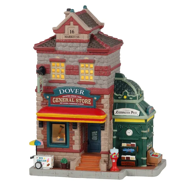 lemax-dover-general-store-and-newsstand-b-timent-lumineux-caddington image 1