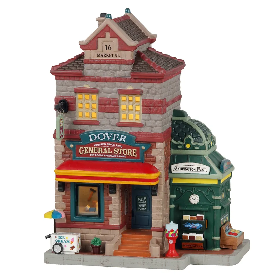 lemax-dover-general-store-and-newsstand-b-timent-lumineux-caddington image 1
