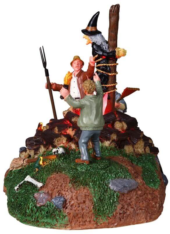 lemax-witch-burning-accessoire-b-cher-de-sorci-re-lumineux-spooky-town image 3