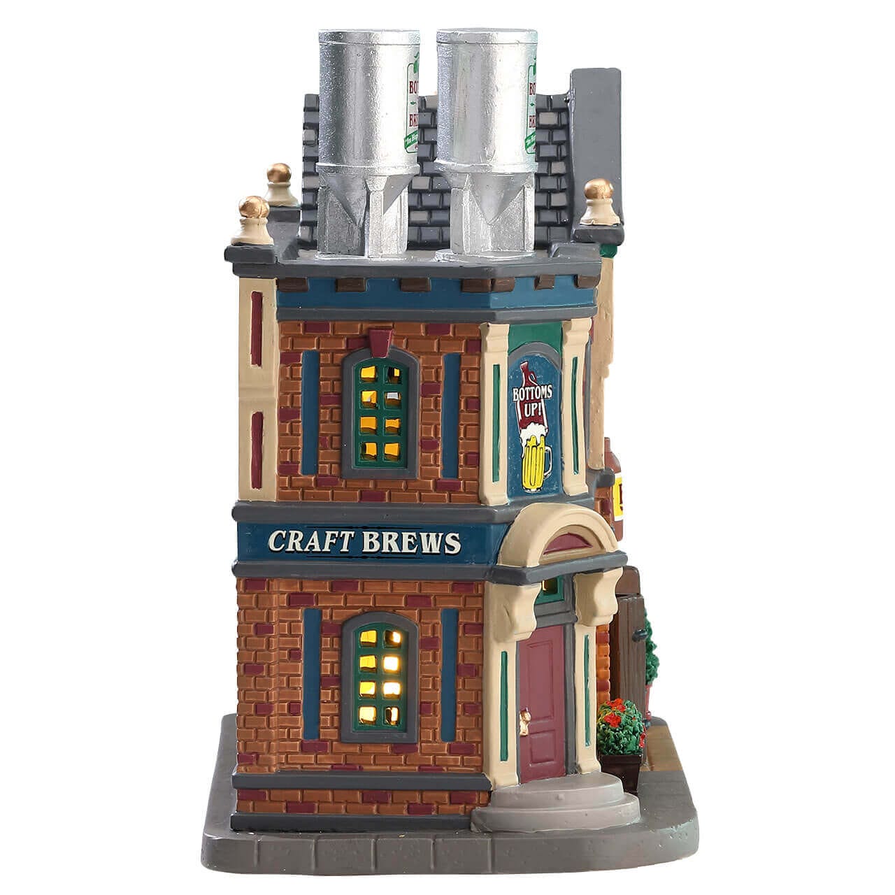 lemax-bottoms-up-brewery-b-timent-de-village-miniature-lumineux image 3