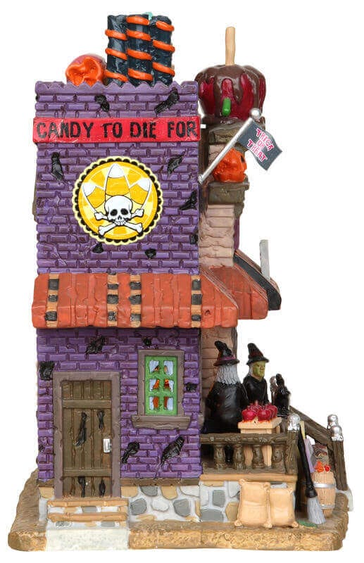lemax-trick-or-treat-candy-shop-boutique-miniature-lumineuse-spooky-town image 3