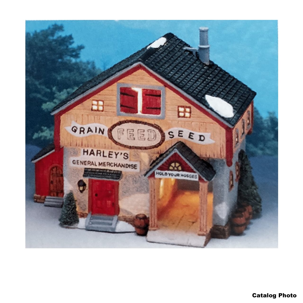 lemax-harley-s-general-merchandise-magasin-miniature-lumineux image 2