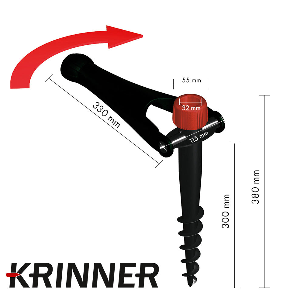 krinner-vario-drill-noir-support-parasol-visser image 4