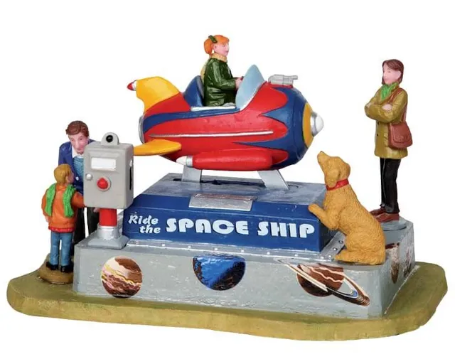 lemax-rocket-ride-figurine-miniature-village-de-no-l image 1