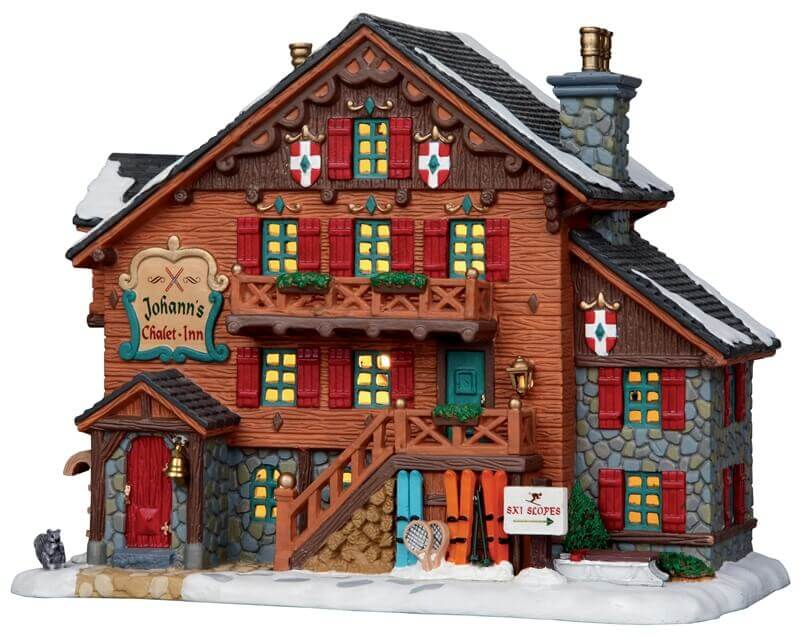 lemax-johann-s-chalet-inn-auberge-chalet-lumineuse-village-miniature image 4