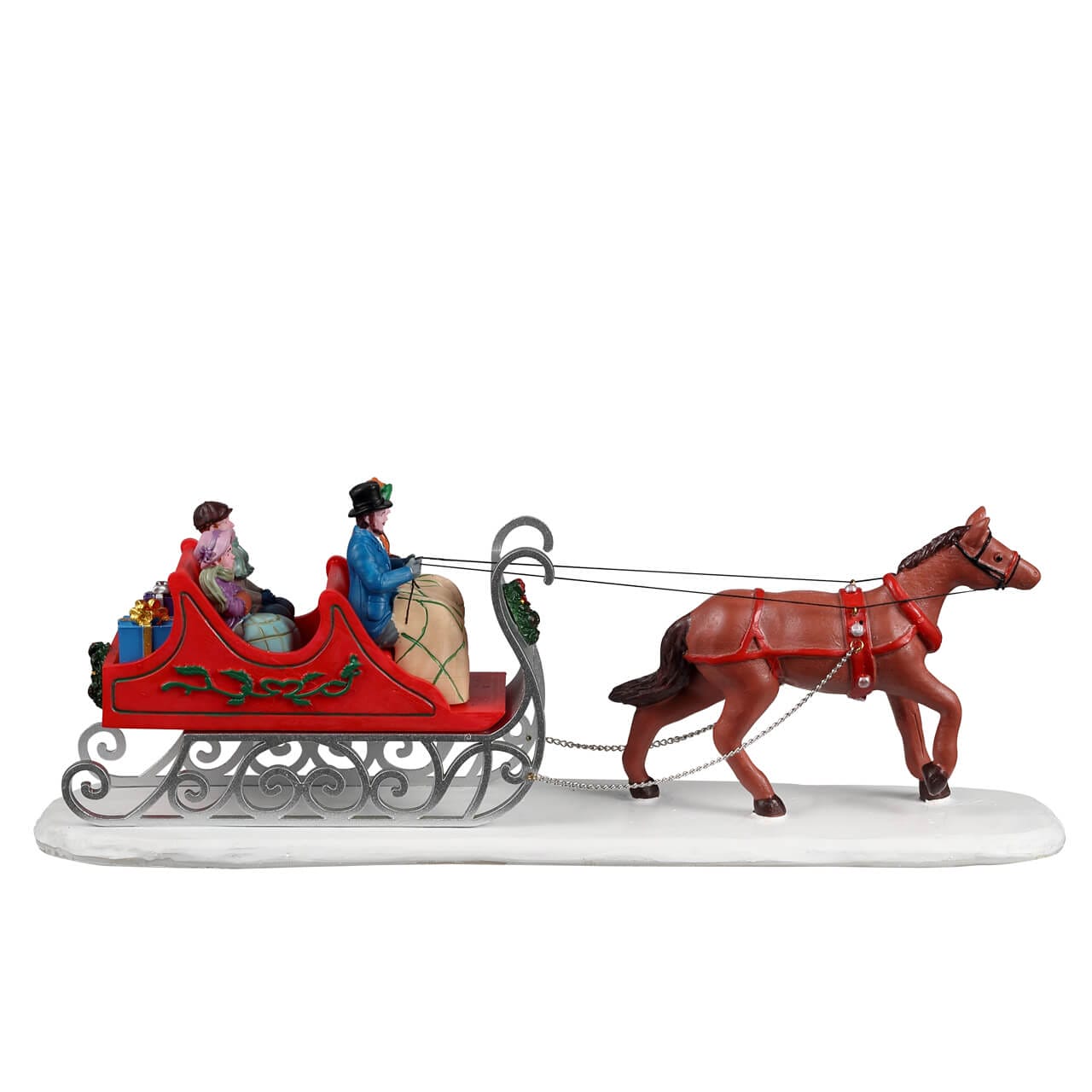 lemax-victorian-sleigh-caddington-tra-neau-victorien-miniature image 4