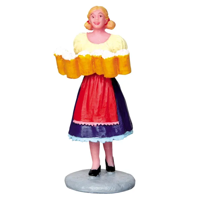 lemax-brew-maid-figurine-serveuse-village-de-no-l image 1